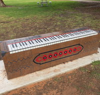 Piano Park Bench Moonta - Holiday Great Ocean Road
