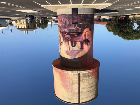 Kadina Water Tower Mural - Holiday Great Ocean Road 1