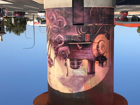 Kadina Water Tower Mural - Holiday Great Ocean Road 2