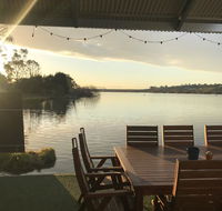 Shack built over the Murray River - Holiday Great Ocean Road