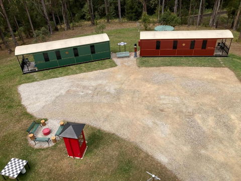 Nambucca Valley Train Carriages - Holiday Great Ocean Road 1