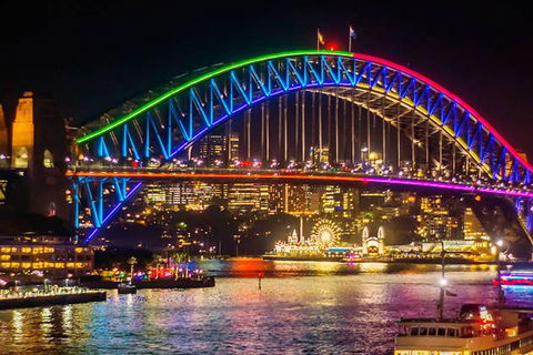 Vivid 90-Minute Sydney Harbour Intimate Catamaran Cruise With Canapes - Holiday Great Ocean Road 0