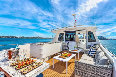 Vivid 90-Minute Sydney Harbour Intimate Catamaran Cruise With Canapes - Holiday Great Ocean Road 4